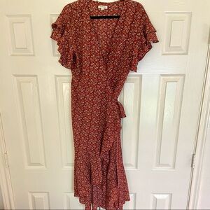 Floral Wrap Dress